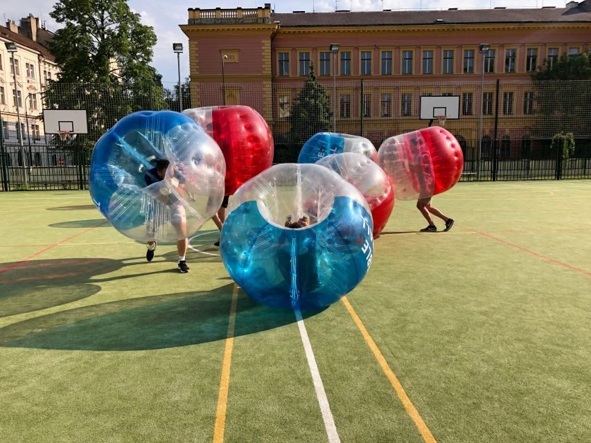 Prague: Bubbles football in city centre of Prague - Value and price: is $39 worth it?