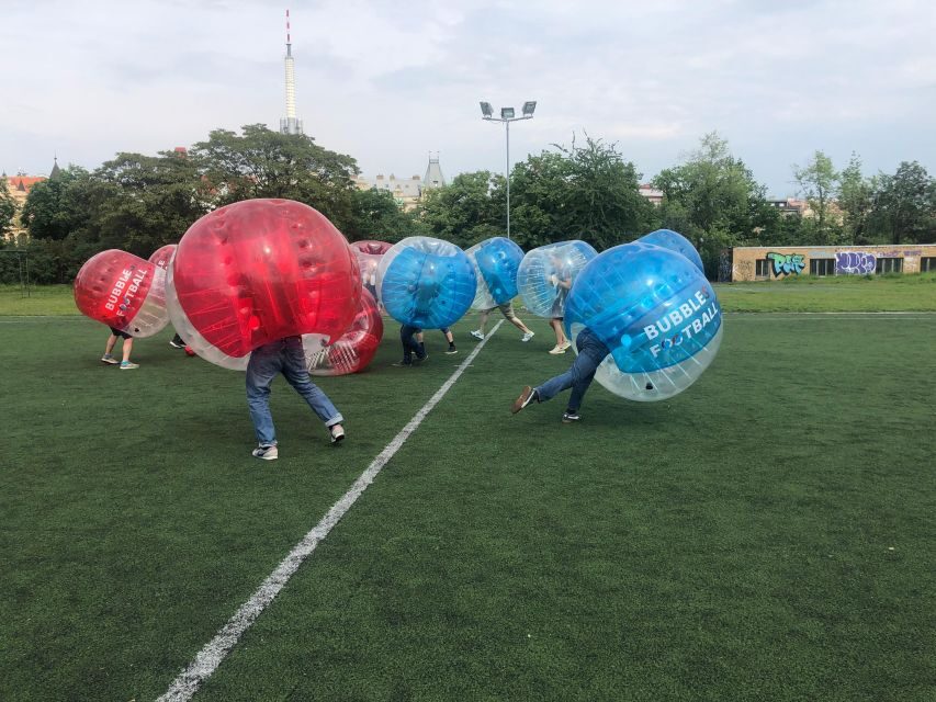 Prague: Bubbles football - Zorb Football in centrum - Prague Centrum Meets Bubble Football for 60 Minutes