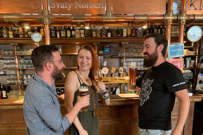 Prague Castle and Pubs Tour with Drinks Included - Final bar in Malá Strana: your four drinks plus optional Czech pub grub