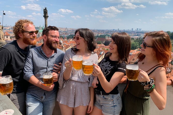 Prague Castle and Pubs Tour with Drinks Included - Up Nerudova lanes to the Castle: the secret stop