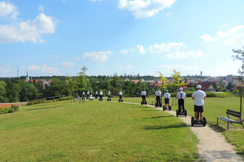 Prague: Castle District Segway Tour - The finish near Park Maxe van der Stoel: a calm landing