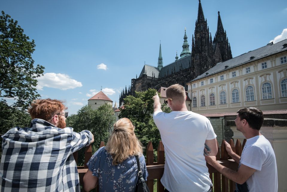 Prague: Castle Grounds & Highlights Walking Tour small-group - St. George Basilica and the personality-driven history