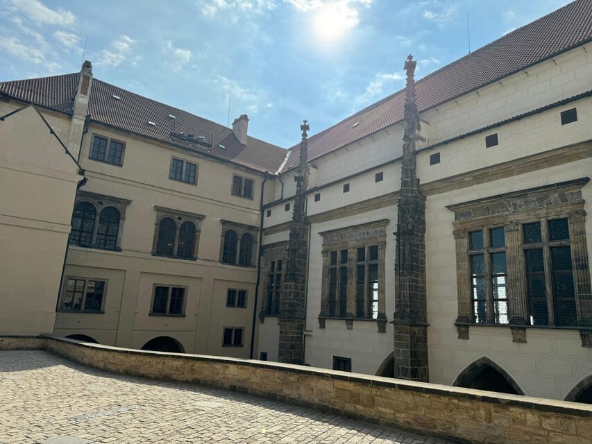 Prague Castle Interiors & Changing of the Guard-Small group - Old Royal Palace: Vladislav Hall and the Defenestration Window