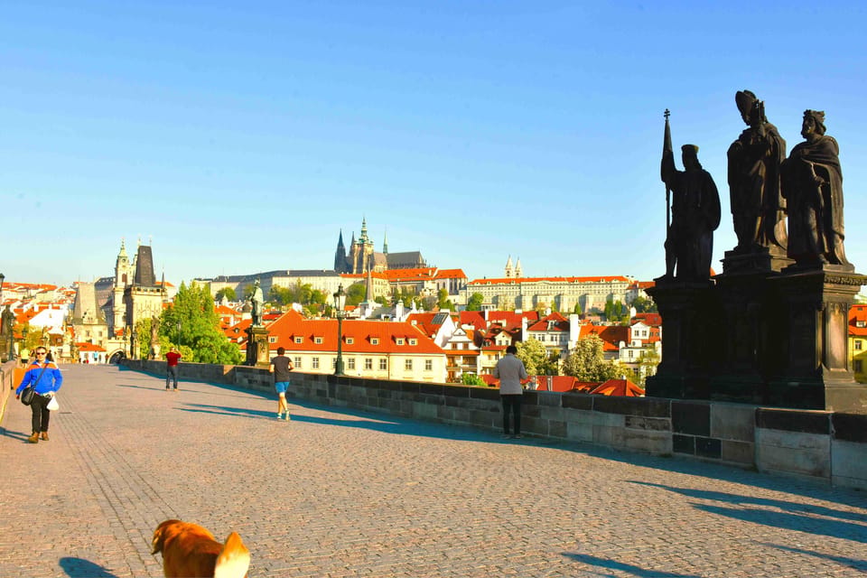 Prague: Charles Bridge Audio Guide with Tower Entry Ticket - Prague’s Charles Bridge feels different with Old Bridge Tower access