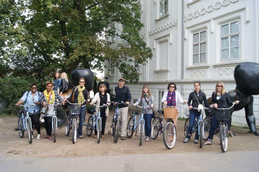 Prague City Bike guided tour - Getting rolling at City Bike Prague (helmet on, stress off)