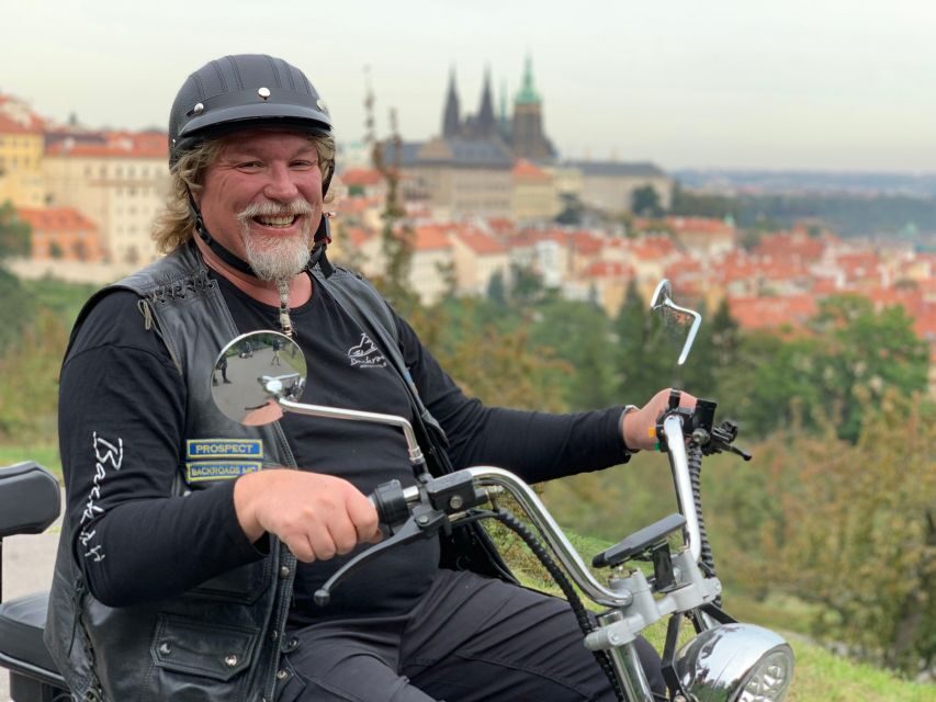 Prague: City Highlights Guided Electric Trike Tour - John Lennon Wall and Kampa Island: street art and a calmer riverside pause
