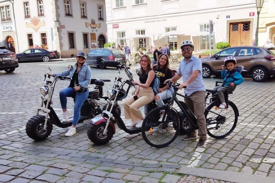 Prague: City Highlights Guided Electric Trike Tour - Rudolfinum and the Prague Giant Metronome: design landmarks with stories