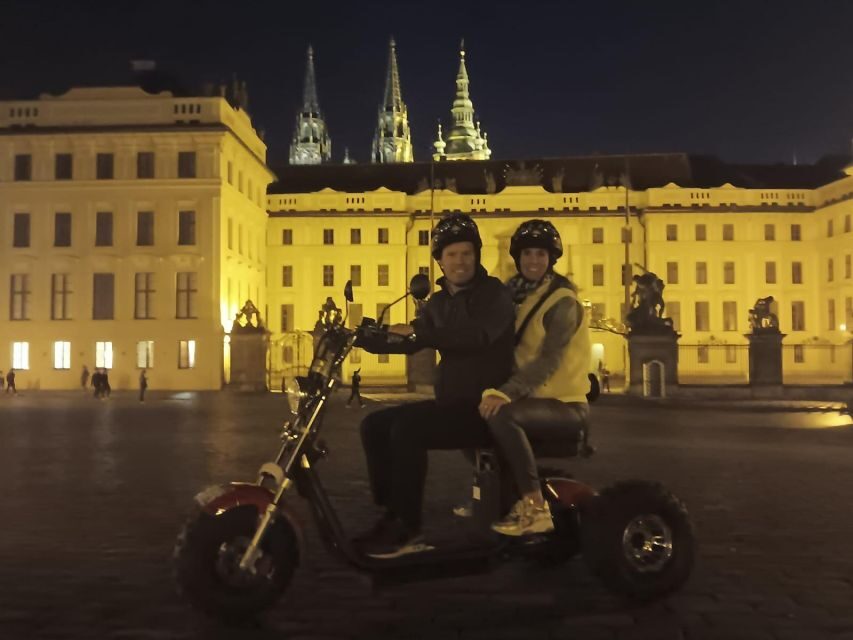Prague City sightseeing in Night Trike Tour - Letná Park and the Giant Metronome: Night Views That Change Your Perspective