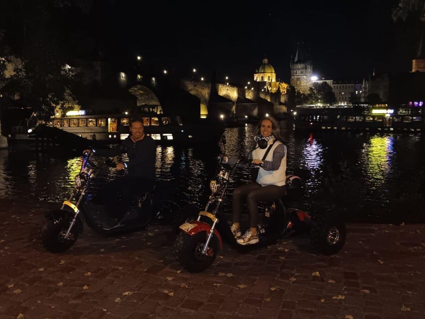 Prague City sightseeing in Night Trike Tour - Pařížská Street to Old Town Square: Ending at the Heart of Prague