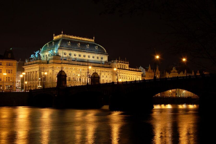 Prague: City Tour and Dinner Cruise with Hotel Pickup - Getting picked up for a night of lights