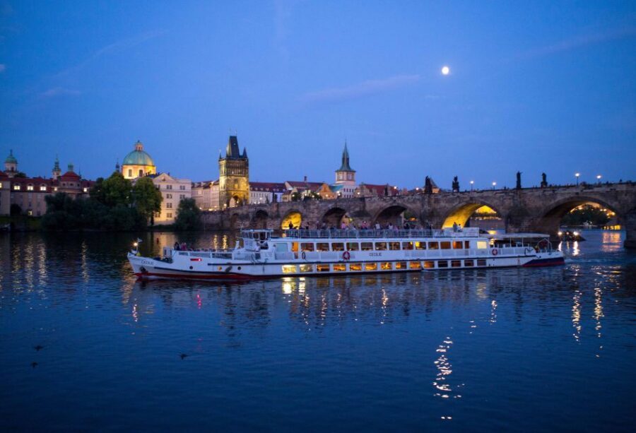 Prague: City Tour and Dinner Cruise with Hotel Pickup - The Nusle Bridge moment: the view opens up