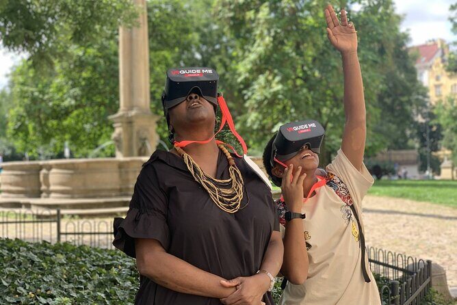 Prague City Tour with Virtual Reality - Prague Spring VR at the National Museum view: history with a skyline anchor