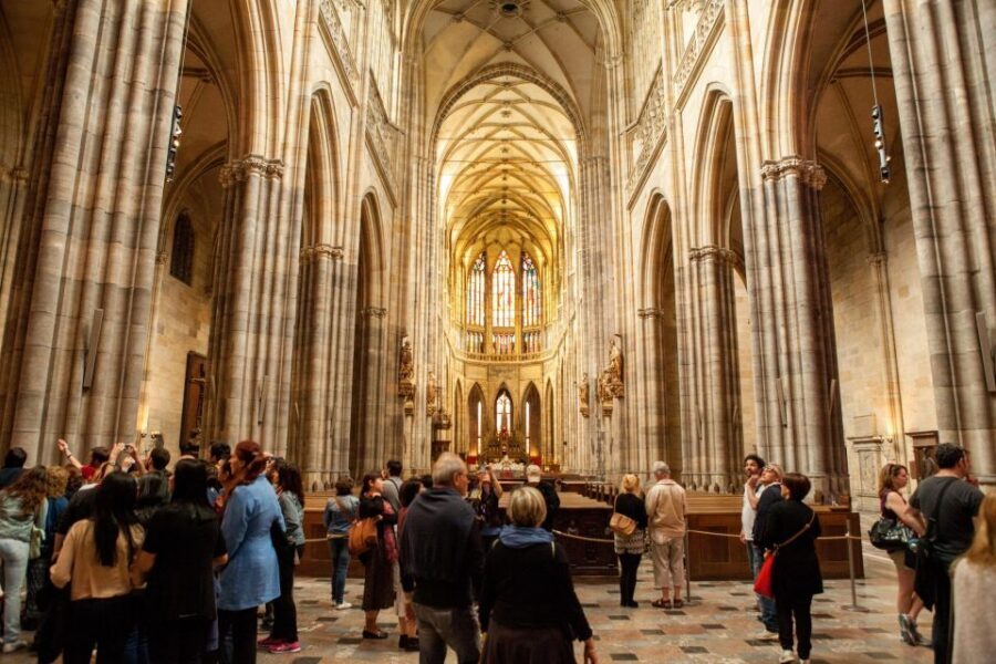 Prague City Tour with Vltava River Cruise - Prague Castle area walking tour: from Charles Bridge to a guided finish