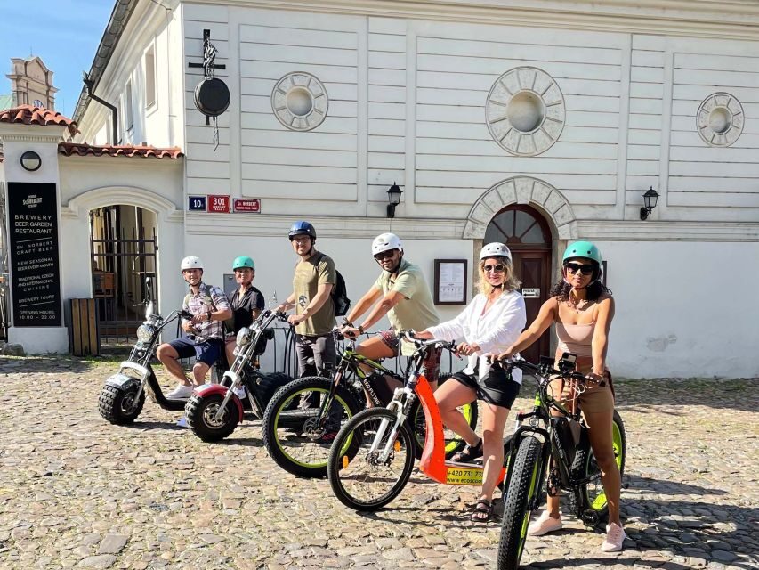 Prague: City Viewpoints Tour by Electric Fat Bike - Castle District and Strahov Monastery: the elevated side of Prague