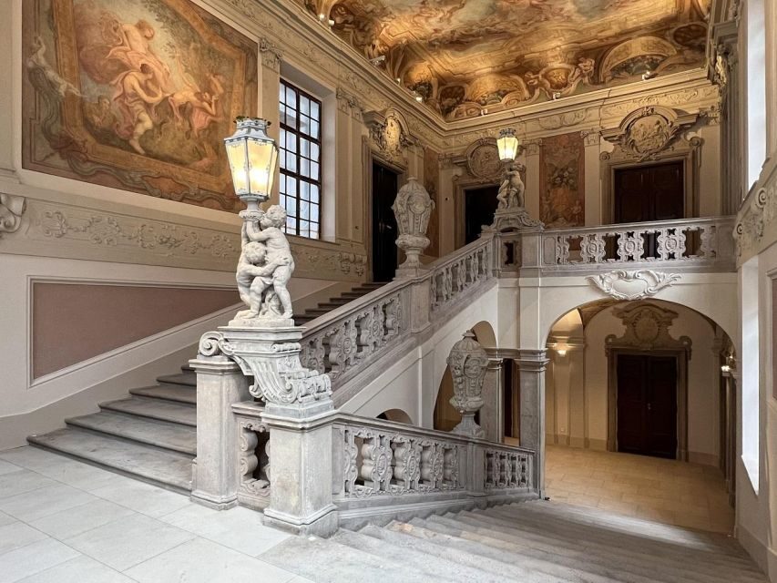 Prague: Clam-Gallas Palace Entry Ticket with Audio Guide - Piano nobile and conservatory wings: what to look for on each side