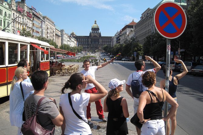 Prague Communism History and Nuclear Bunker Tour - Olšanské náměstí: socialist architecture that still reads clearly today