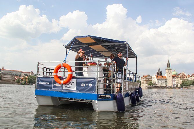 Prague Cycle Boat - The Swimming Beer Bike - Your ride time: pedaling the river and stopping for photos