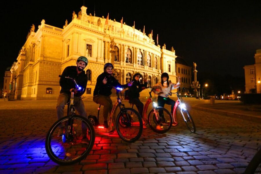 Prague: E-Bike/E-Scooter Viewpoint Tour - Jewish Quarter Stops: Rudolfinum and Convent of Saint Agnes