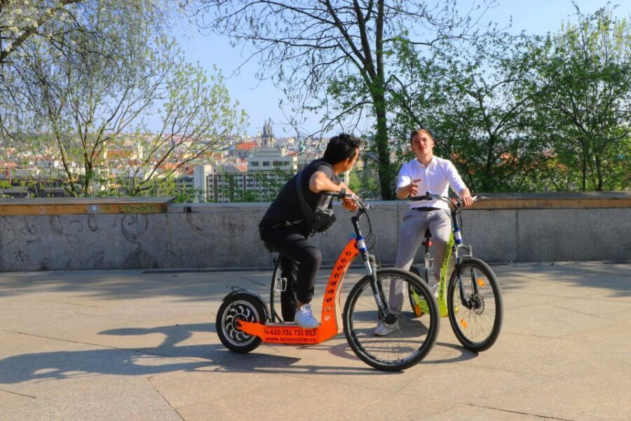 Prague: E-Bike/E-Scooter Viewpoint Tour - What Time Range You’re Really Buying (And How Weather Changes It)