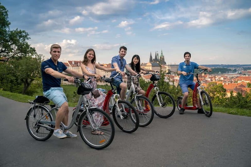 Prague: E-Bike or E-Scooter Tour with A Local Guide - Štvanice Island, Letná Park, and the viewpoints that make Prague click