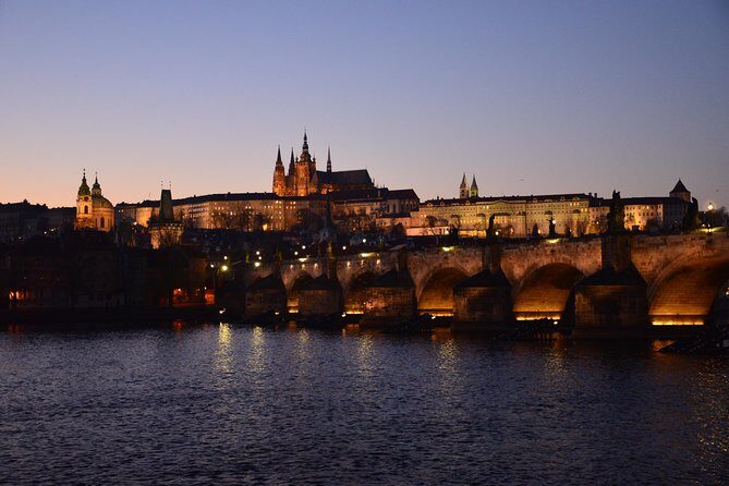 Prague evening/lights tour by car - Prague Castle at Night: More Than a Photo Stop