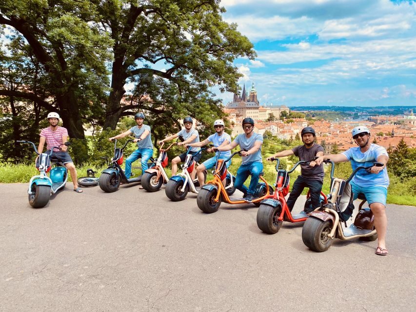 Prague: Fat Tire E-Scooter Guided Tour - Up to Prague Castle and Strahov Monastery: climbing made practical