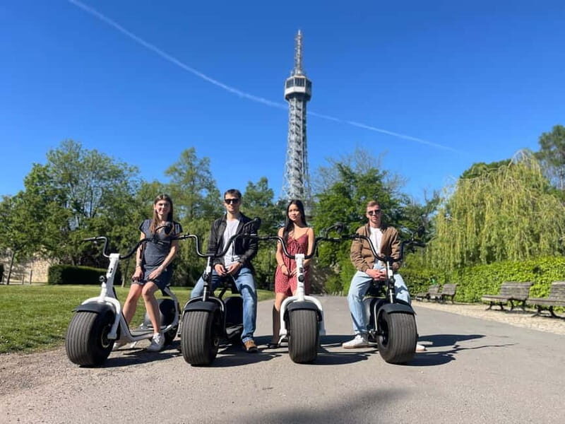 Prague: Fat Tire or Regular Scooter Tour with A Local Guide - Štvanice Island: first fresh-air photos and a quick warm start