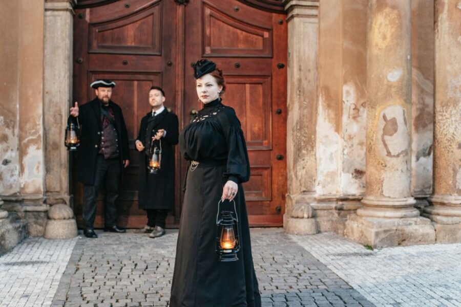 Prague: Ghosts and Legends Nighttime Guided Walking Tour - Finishing at Old Jewish Cemetery: Ending With Weight