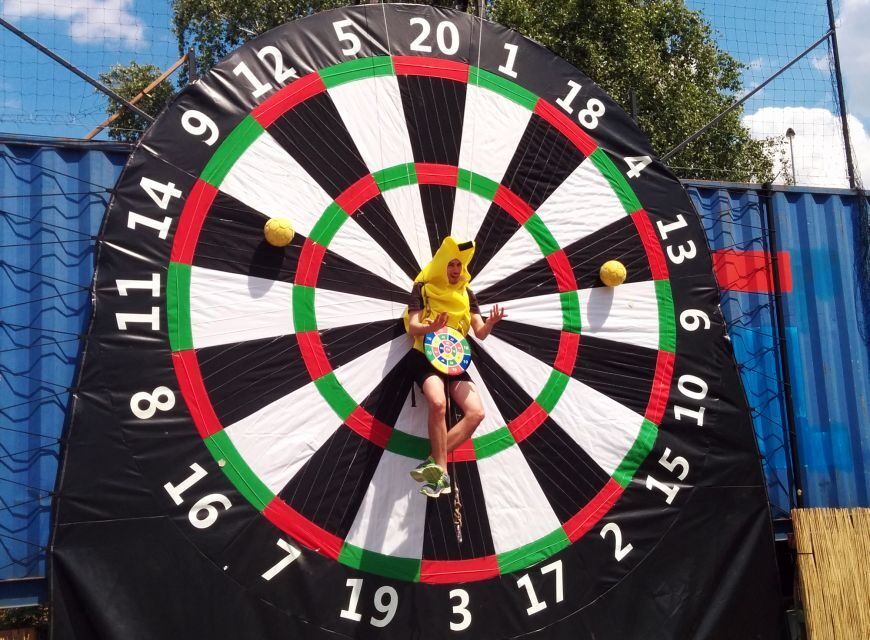 Prague : Giant Foot Darts and Giant Beer Pong Game - Prague Giant Foot Darts and Beer Pong: What This Night Feels Like