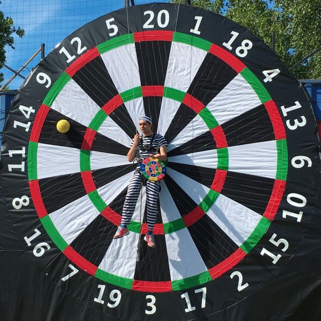 Prague : Giant Foot Darts and Giant Beer Pong Game - The Games Themselves: What You’re Really Doing