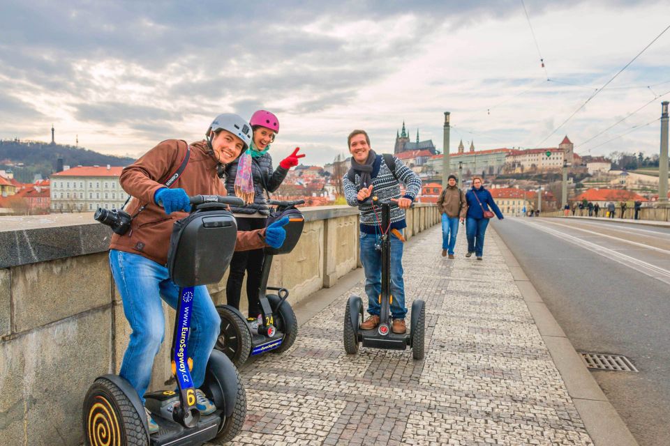 Prague: Grand Segway and eScooter Live Guided City Tour - Where the ride starts by the Embassy of Japan