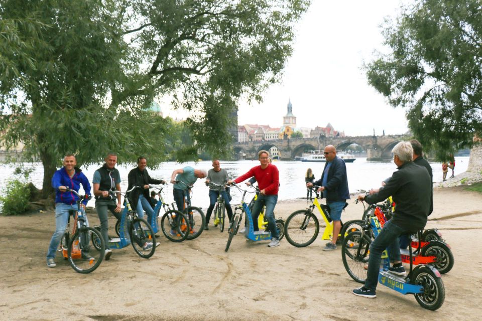 Prague: Grand Segway and eScooter Live Guided City Tour - Kafka Museum stop and the puzzle pieces of Prague’s culture