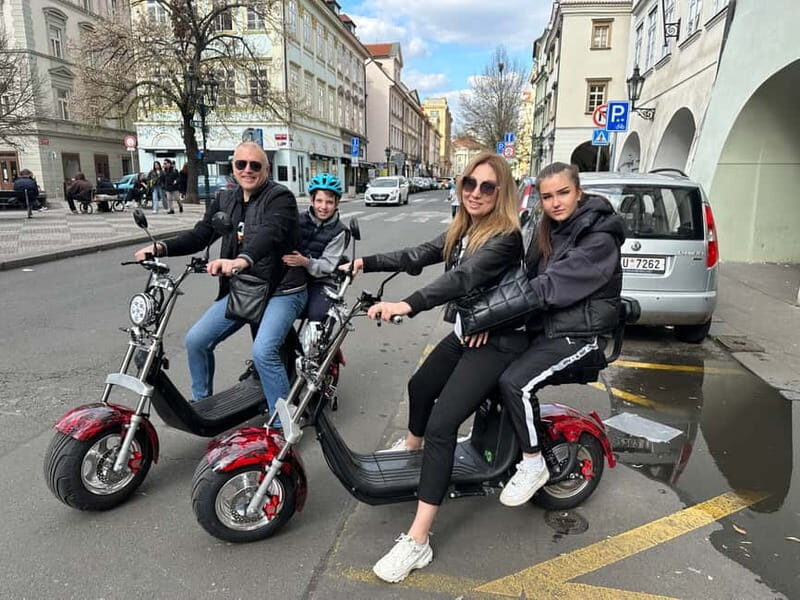Prague: Guided Fat Tire e-Scooter Tour - Gliding past Prague’s best-known sights (without burning your legs)