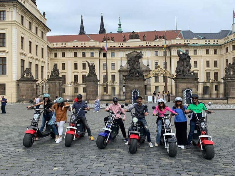 Prague: Guided Fat Tire e-Scooter Tour - Charles Bridge and the John Lennon Wall: famous plus personal