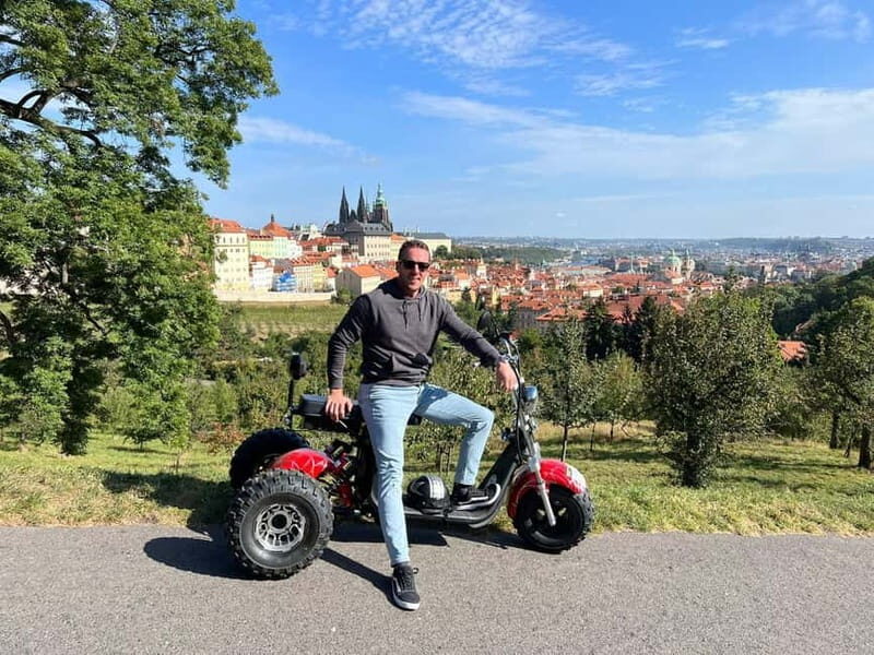 Prague: Guided Sightseeing Tour by Electric Trike - Letná Metronome and the Best Photo Buys: Prague from Above