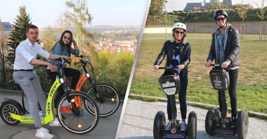 Prague: Half-Day Guided Tour by Segway and E-Scooter - Segway + E-scooter: the smart combo for Prague hills
