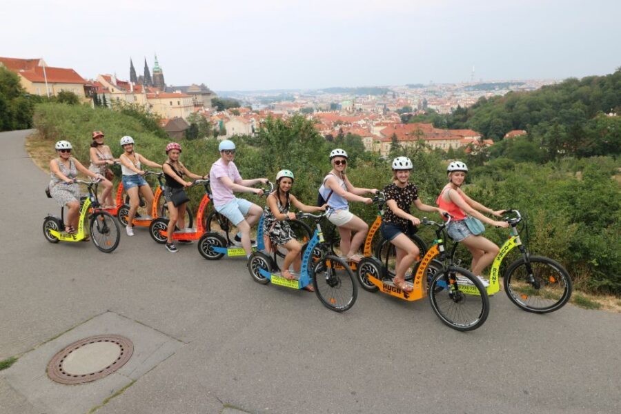 Prague: Half-Day Guided Tour by Segway and E-Scooter - Getting between neighborhoods: Old Town and the Jewish Quarter finish strong