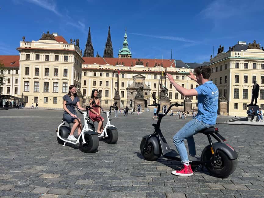 Prague Highlights: Segway & E-Scooter Tour with Taxi Pick-Up - Hotel Taxi Pickup Meets a Quick Training Run