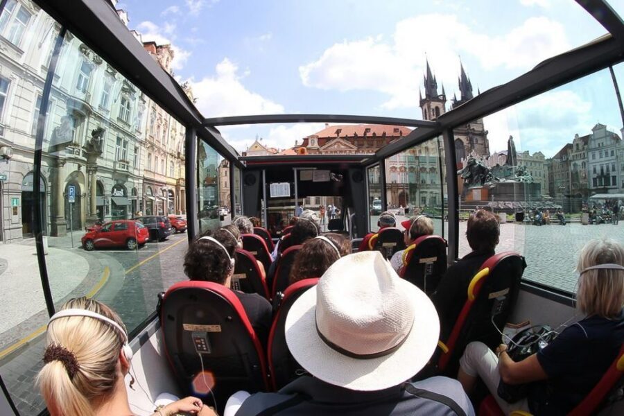 Prague: Historic City Center Bus Tour with Top Sights - Vltava River views and the Charles Bridge moment