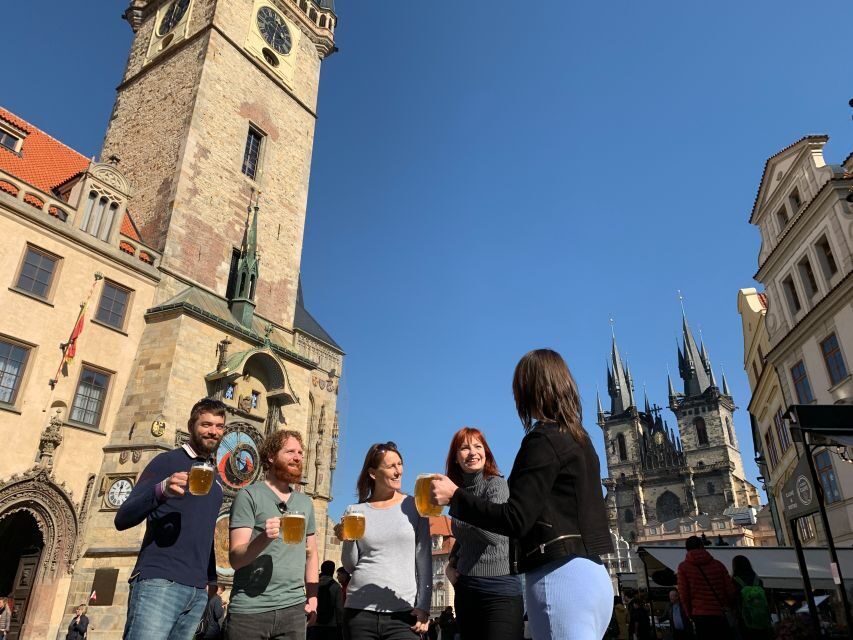 Prague: Historic Pubs Tour with Drinks - Finding your guide at Wenceslas Square (Muzeum metro nearby)