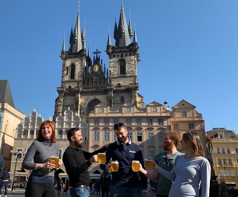 Prague: Historic Pubs Tour with Drinks - Old Town and the Astronomical Clock: quick look, smart guidance