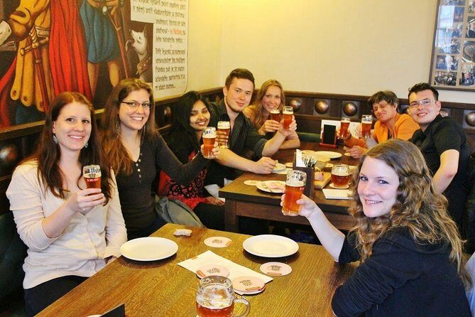 Prague Mini-Breweries Beer Tour with Czech Appetizers - St Ludmila to the beer stops: a tour that moves at a human pace