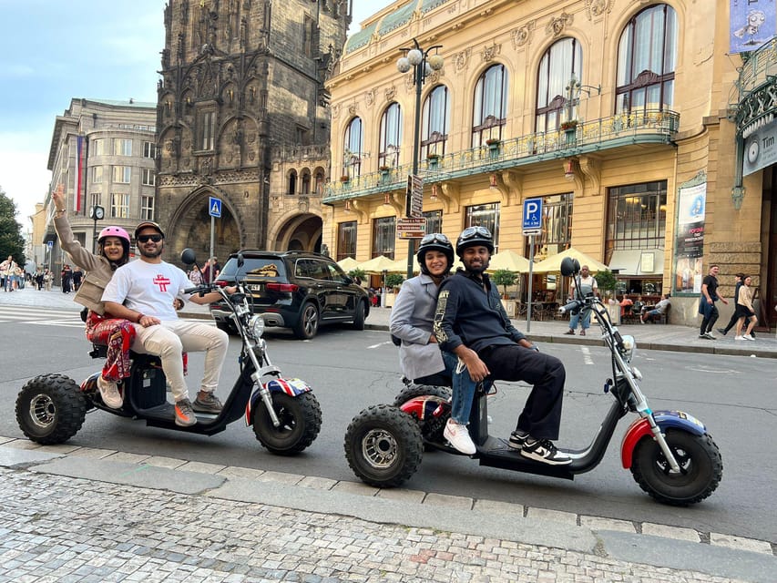 Prague Monastery & Panoramic Viewpoint Electric Trike Tour - Strahov Monastery break: the payoff with church, panoramas, and a beer story