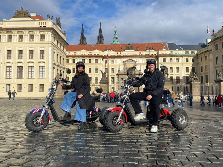 Prague Monastery & Panoramic Viewpoint Electric Trike Tour - Rudolfinum, rue de Paris, and Old Town: closing with the right kind of finish
