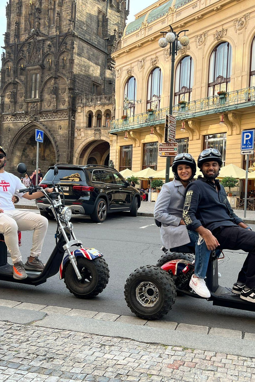 Prague Monastery & Panoramic Viewpoint Electric Trike Tour - Getting started: training, helmets, and how it feels