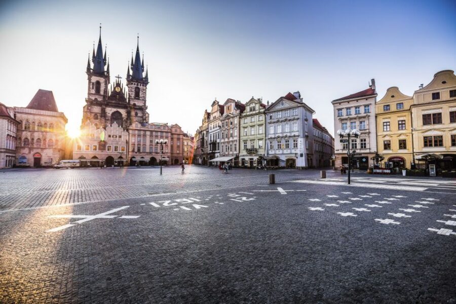 Prague: Old Town and Jewish Quarter 2-Hour Walking Tour - Palach Square and Rudolfinum: finishing with big views