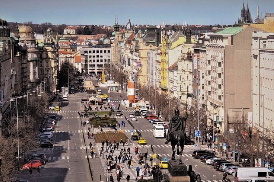 Prague: Old Town Tour & National Museum Skip-the-Line Ticket - New Town and Wenceslas Square: where the stories widen
