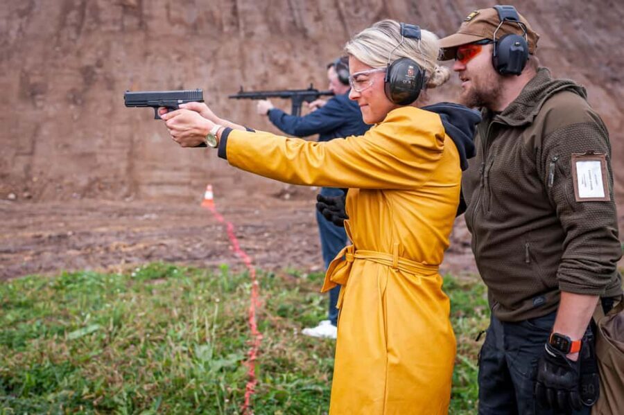 Prague: Outdoor Shooting Experience with up to 10 Guns - Lunch and drinks on site: a real recovery buffer
