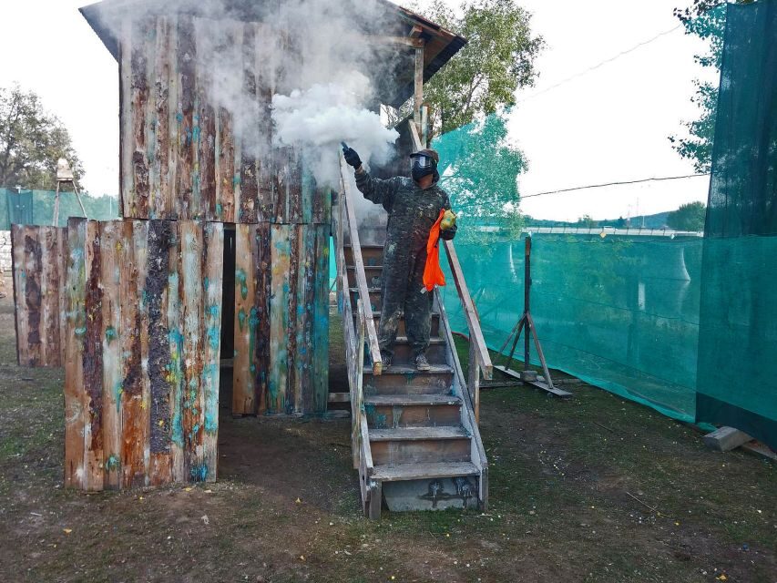 Prague: Paintballing Games - After the Game: Welcome Drink, Chill-Out Area, and BBQ Options