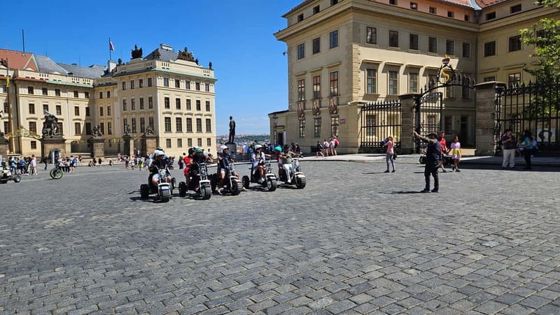 Prague: Panoramic Viewpoints Guided Electric Tricycle Tour - Petrin Hill and Strahov Monastery: Red Roofs That Actually Look Like Prague